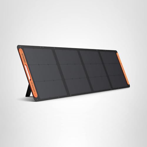 Jackery SolarSaga 200W Portable Solar Panel,IP68 Foldable Bifacial Solar Panels,Compatible with Jackery Explorer Power Station and Solar Generator,for Rooftops Outdoor Camping Off-Grid and RVs