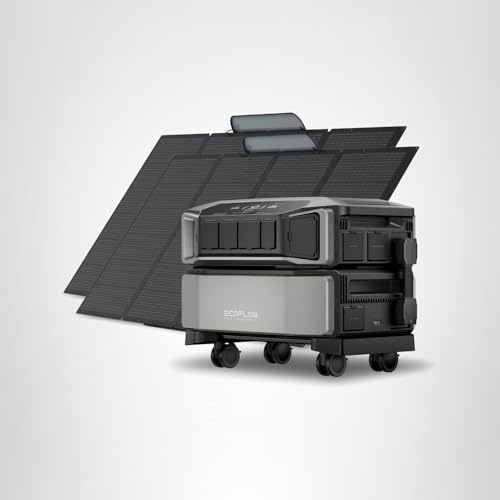 EF ECOFLOW 12kWh Power Station: DELTA Pro Ultra with Extra Battery, 120/240V 7200W AC Output, Lifepo4 Home Battery Backup Expandable to 90kWh, Solar Generator for Home Use, Emergency, Camping, RV