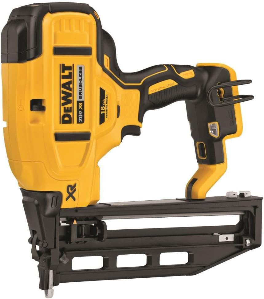 DEWALT 20V MAX* XR Finish Nailer, Straight, 16GA (DCN662B)