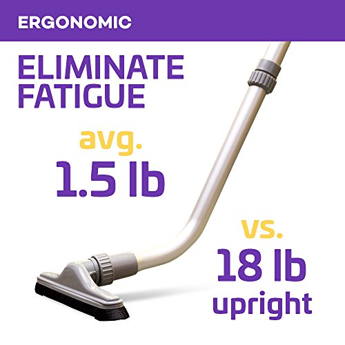 ProTeam ProVac FS 6 Commercial Backpack Vacuum with Power Nozzle Tool Kit, 6 Quart, Gray