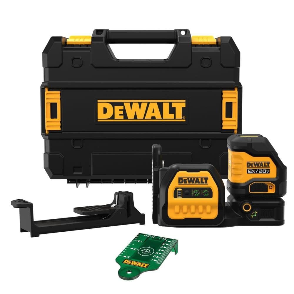 DEWALT 20V/12V MAX Laser Level Kit, 3 x 360, Green (DCLE34030G)