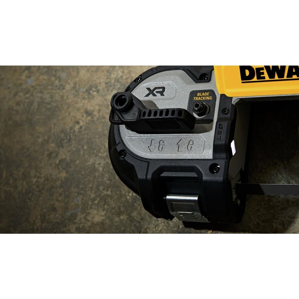 DEWALT 20V MAX XR Bandsaw, Brushless Motor, Portable and Cordless, 3-3/8 Inch Cut Capacity, Bare Tool Only (DCS378B)