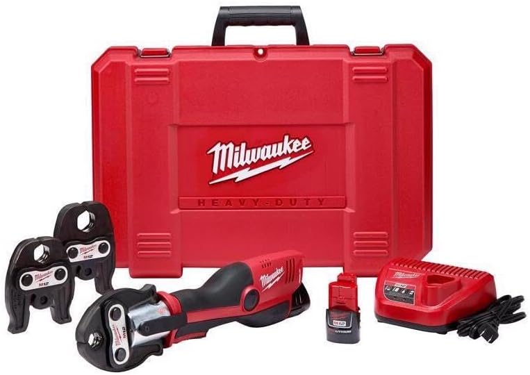Milwaukee 2473-22 M12 Force Logic Press tool 1/2" - 1" Kit