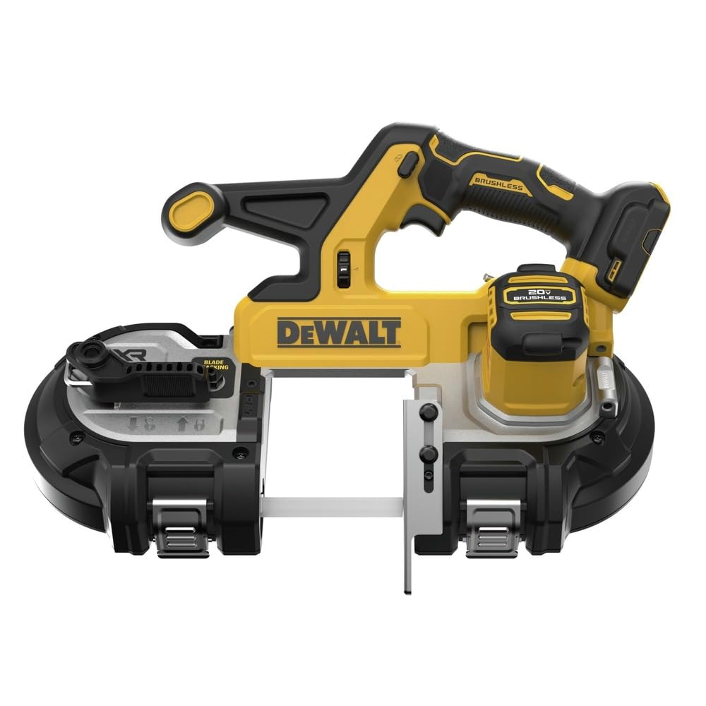 DEWALT 20V MAX XR Bandsaw, Brushless Motor, Portable and Cordless, 3-3/8 Inch Cut Capacity, Bare Tool Only (DCS378B)