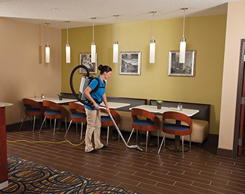 ProTeam ProVac FS 6 Commercial Backpack Vacuum with Power Nozzle Tool Kit, 6 Quart, Gray