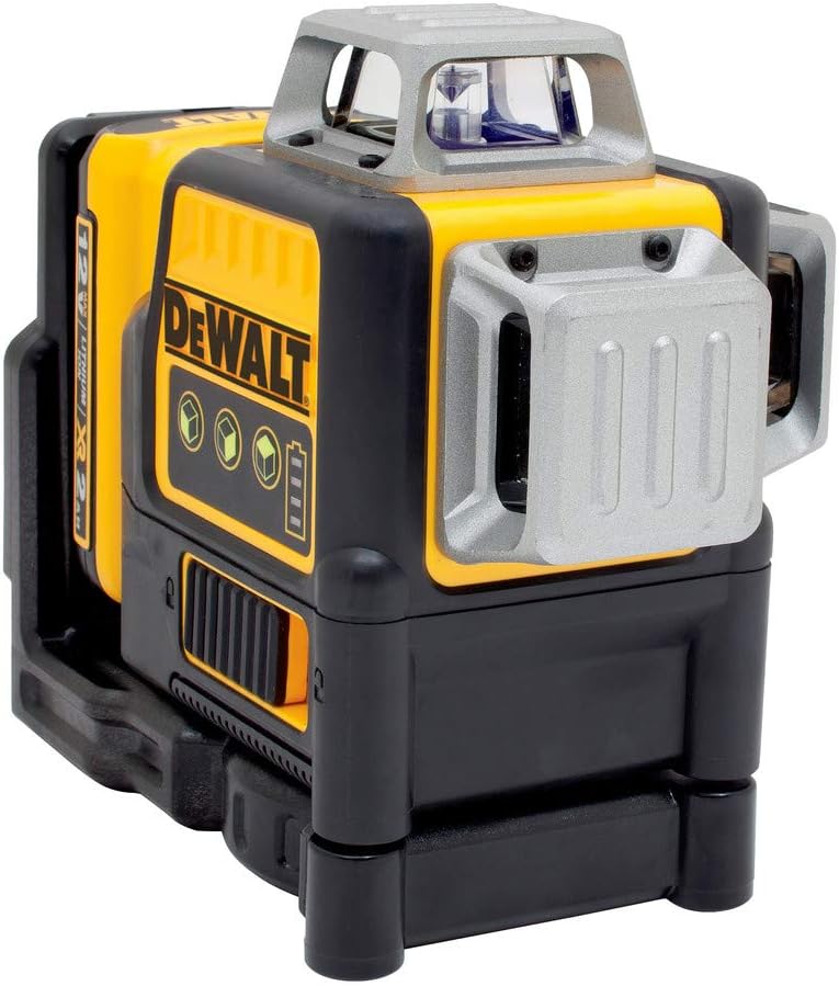 DEWALT 12V MAX Laser Level, Green Line Laser, 3-Way, 360 Degree Professional Laser with Durable Carrying Case, Cordless/Rechargeable (DW089LG)