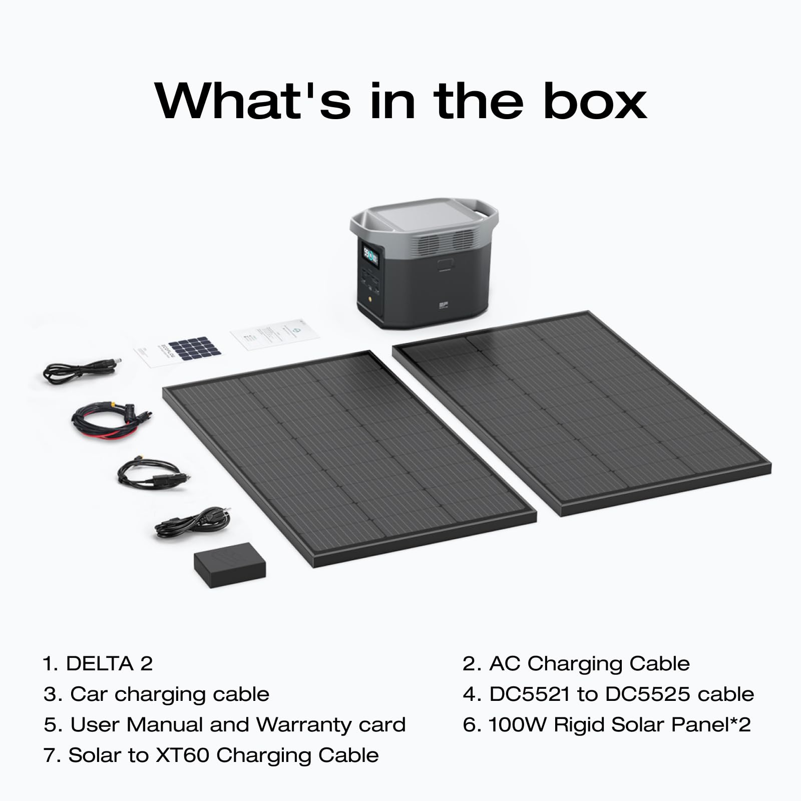 EF ECOFLOW Portable Power Station DELTA 3 Classic, 1024Wh LiFePO4 Battery, 1800W AC/100W USB-C Output, 1 Hr Fast Charge, Solar Generator for Home Backup, Camping & RVs (Solar Panel Optional)