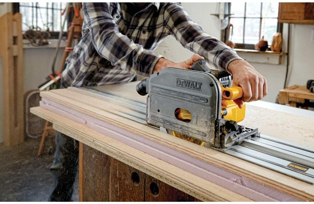 DEWALT 60V MAX* Circular Saw, 6-1/2-Inch, Cordless TrackSaw, Tool Only (DCS520B)