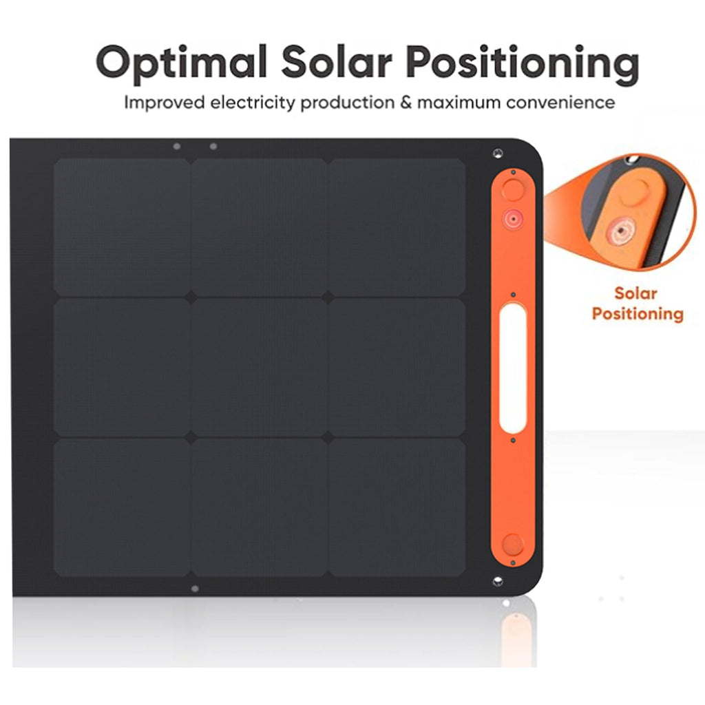 Jackery SolarSaga 200W Portable Solar Panel,IP68 Foldable Bifacial Solar Panels,Compatible with Jackery Explorer Power Station and Solar Generator,for Rooftops Outdoor Camping Off-Grid and RVs
