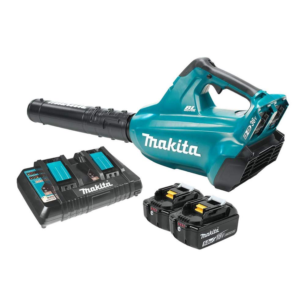 Makita XBU02PT 36V (18V X2) LXT® Brushless Blower Kit, Teal, (5.0Ah)