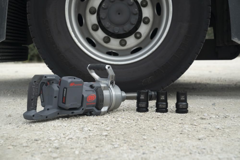 Ingersoll Rand W9691-K4E W9000 Series 20-Volt 1-Inch Cordless Impact Wrench Kit with Charger and 6-Inch Extended Anvil