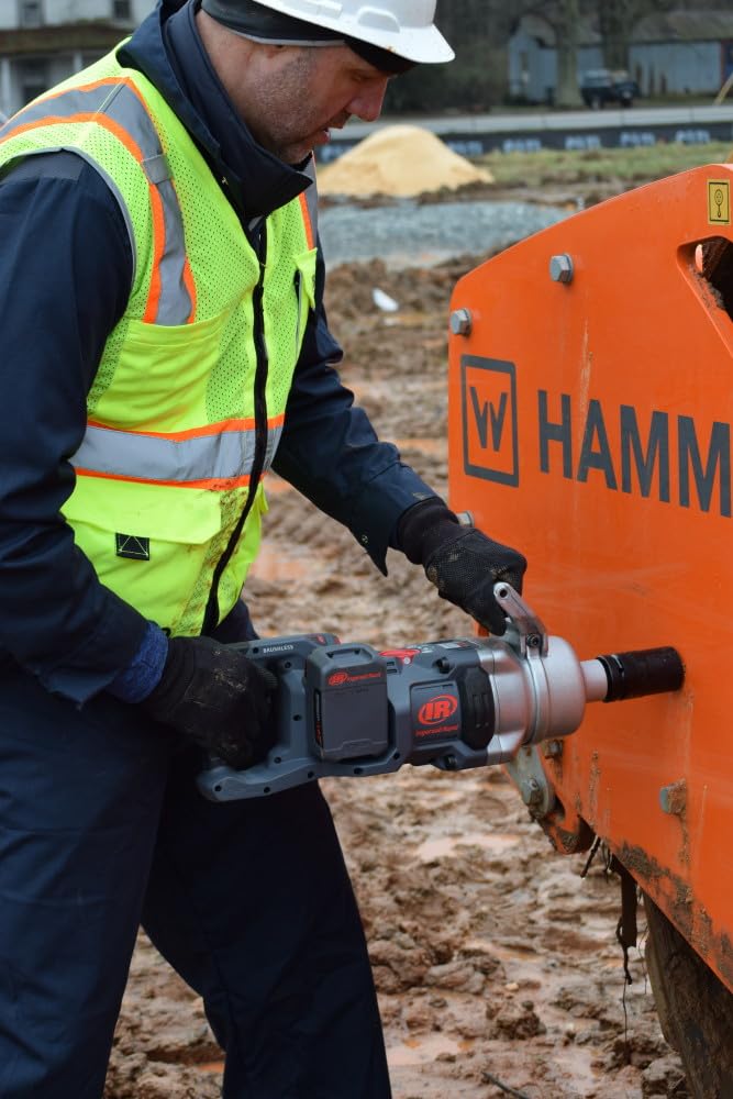 Ingersoll Rand W9691-K4E W9000 Series 20-Volt 1-Inch Cordless Impact Wrench Kit with Charger and 6-Inch Extended Anvil