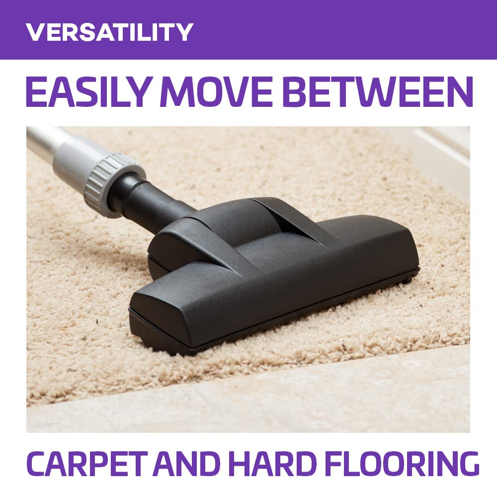 ProTeam ProVac FS 6 Commercial Backpack Vacuum with Power Nozzle Tool Kit, 6 Quart, Gray