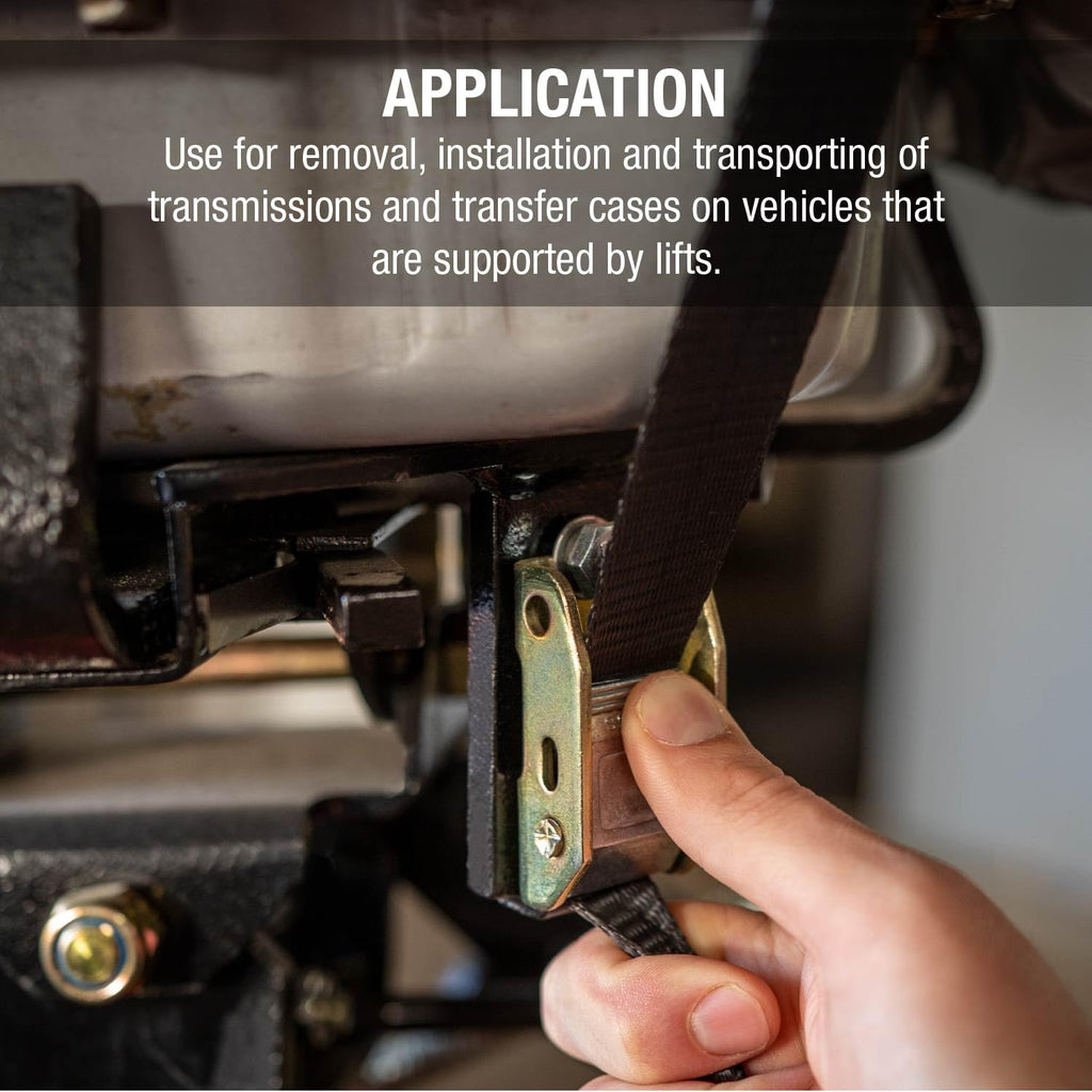 SUNEX TOOLS 1,000 lb Telescopic Transmission Jack, Air/Hydraulic, Foot & Hand Pump, Adjustable Saddle Arms, 73.5 in Max Height, Model 7796