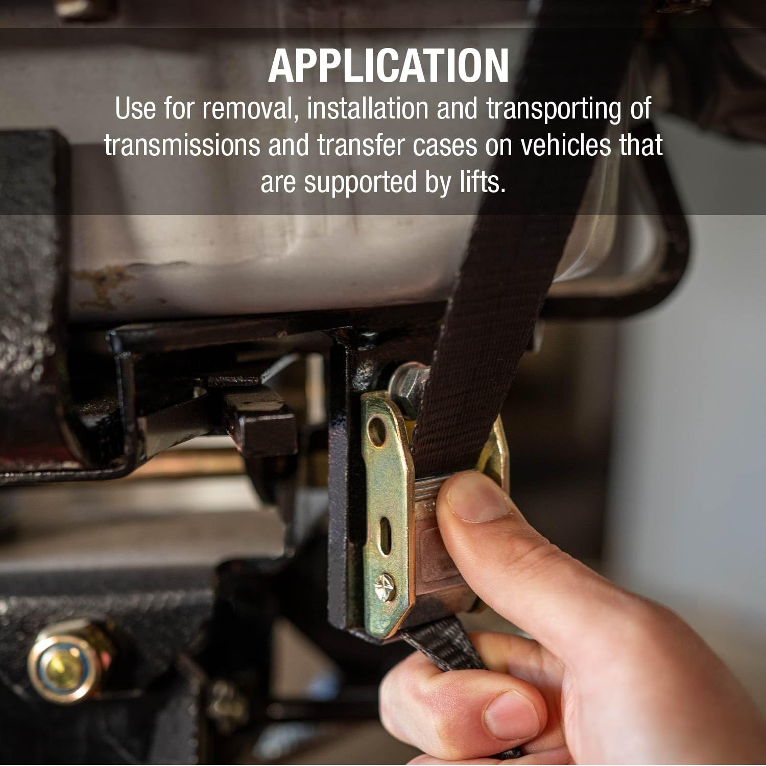 SUNEX TOOLS 1,000 lb Telescopic Transmission Jack, Air/Hydraulic, Foot & Hand Pump, Adjustable Saddle Arms, 73.5 in Max Height, Model 7796