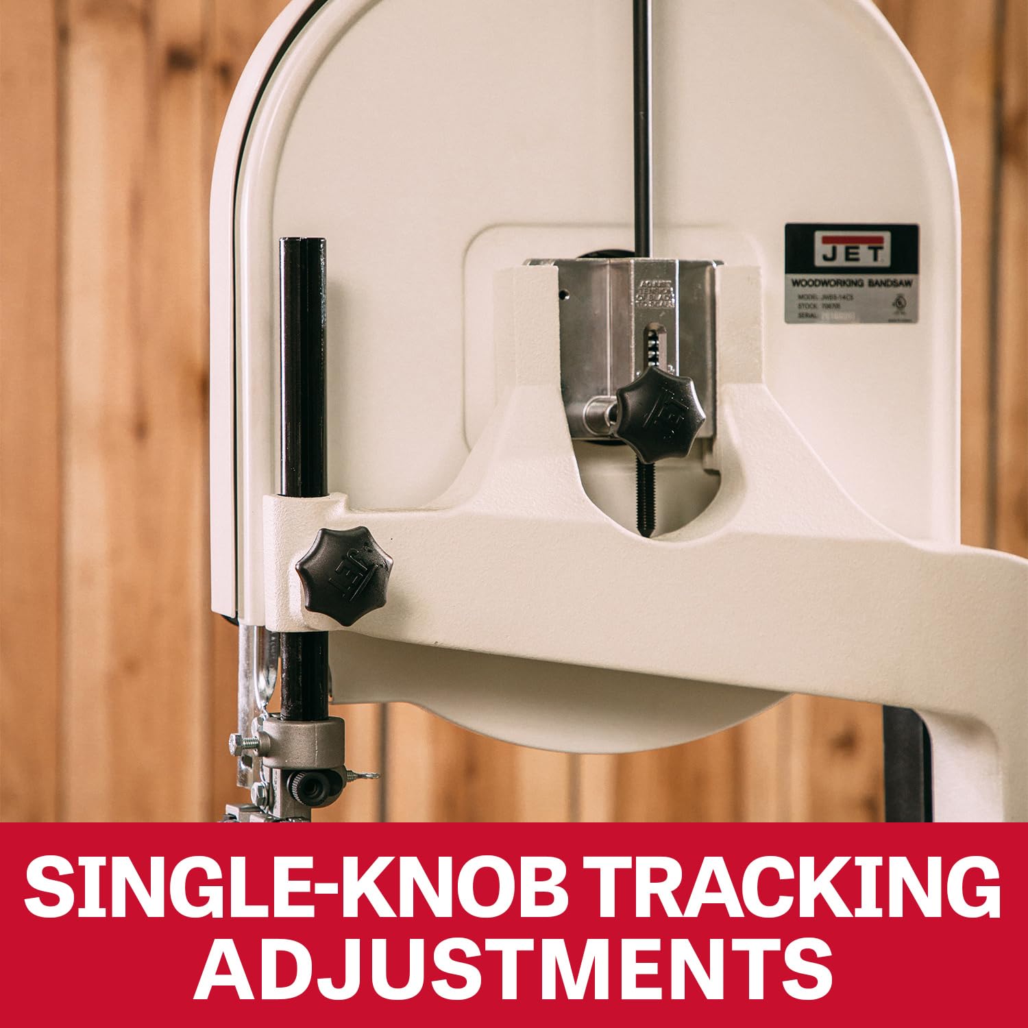 JET 14-Inch Woodworking Bandsaw, 1 HP, 115/230V 1Ph (Model JWBS-14CS)