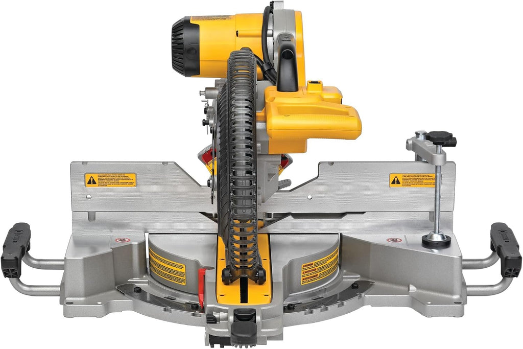DEWALT Miter Saw, 12-inch Double Bevel Sliding Compound Miter Saw with XPS LED Shadow Light System, Includes Blade Wrench, Material Clamp and Dust Bag (DWS780)