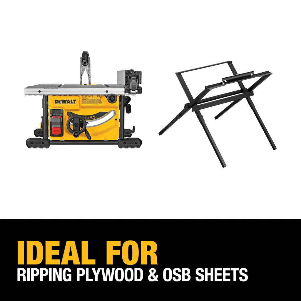 DEWALT 15 Amp 8-1/4 in. Compact Portable Jobsite Table Saw (DWE7485)