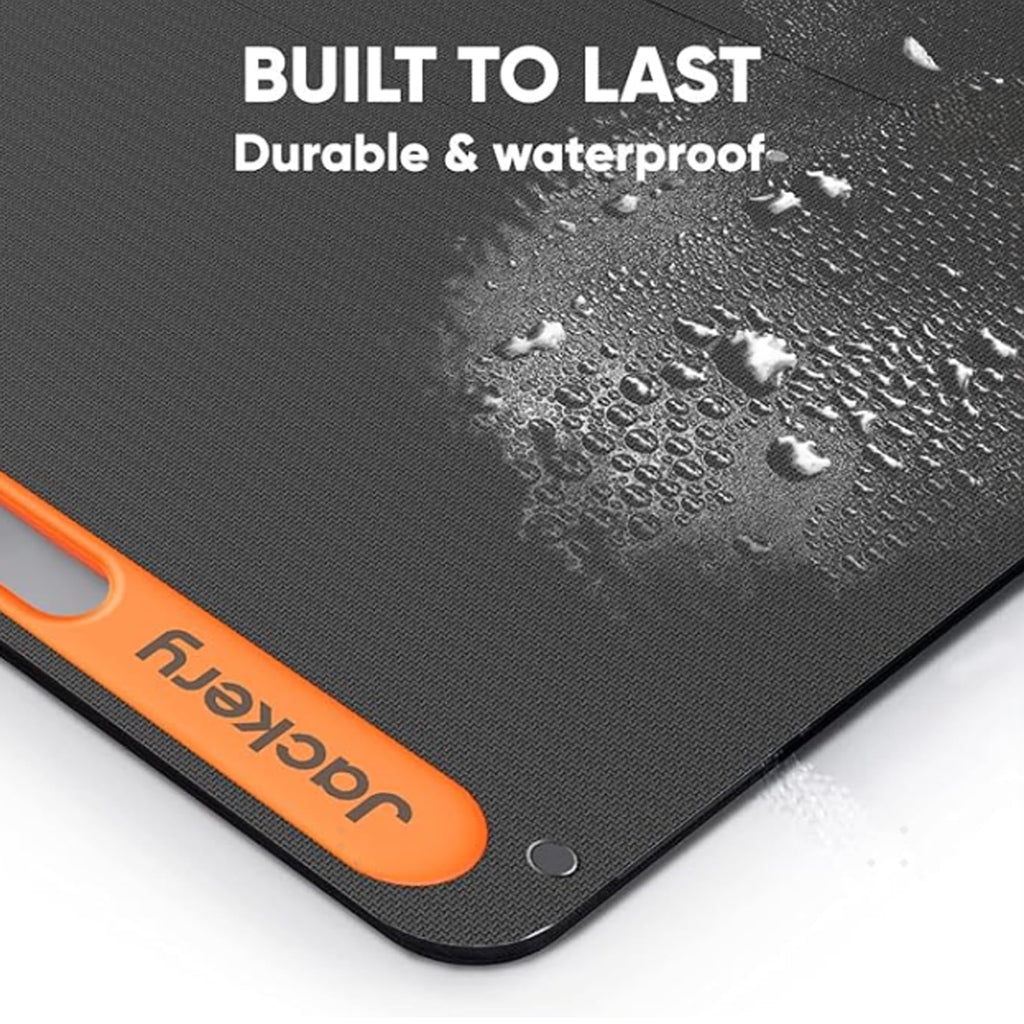 Jackery SolarSaga 200W Portable Solar Panel,IP68 Foldable Bifacial Solar Panels,Compatible with Jackery Explorer Power Station and Solar Generator,for Rooftops Outdoor Camping Off-Grid and RVs