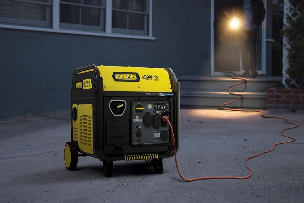 Champion Power Equipment 11,000-Watt Wireless Remote Start Home Backup Portable Inverter Generator with Quiet Technology and CO Shield