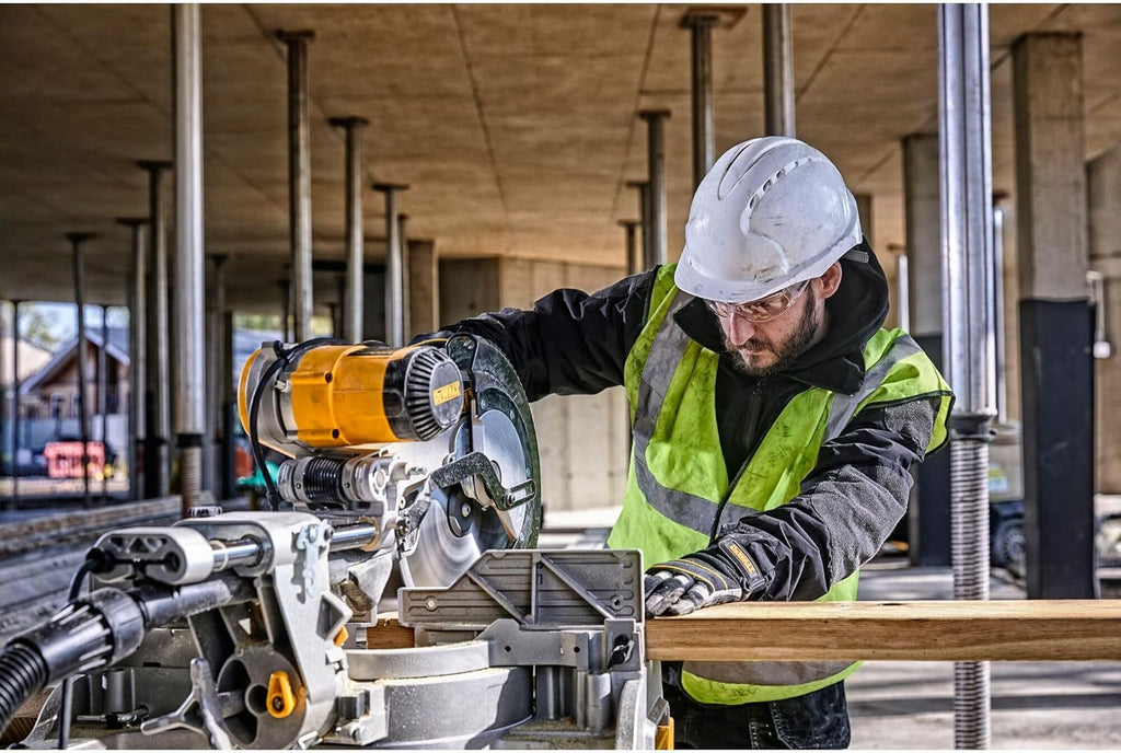 DEWALT Miter Saw, 12-inch Double Bevel Sliding Compound Miter Saw with XPS LED Shadow Light System, Includes Blade Wrench, Material Clamp and Dust Bag (DWS780)