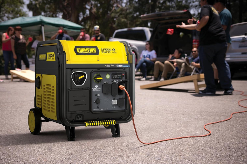Champion Power Equipment 11,000-Watt Wireless Remote Start Home Backup Portable Inverter Generator with Quiet Technology and CO Shield