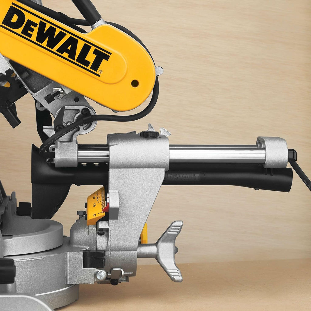 DEWALT Miter Saw, 12-inch Double Bevel Sliding Compound Miter Saw with XPS LED Shadow Light System, Includes Blade Wrench, Material Clamp and Dust Bag (DWS780)