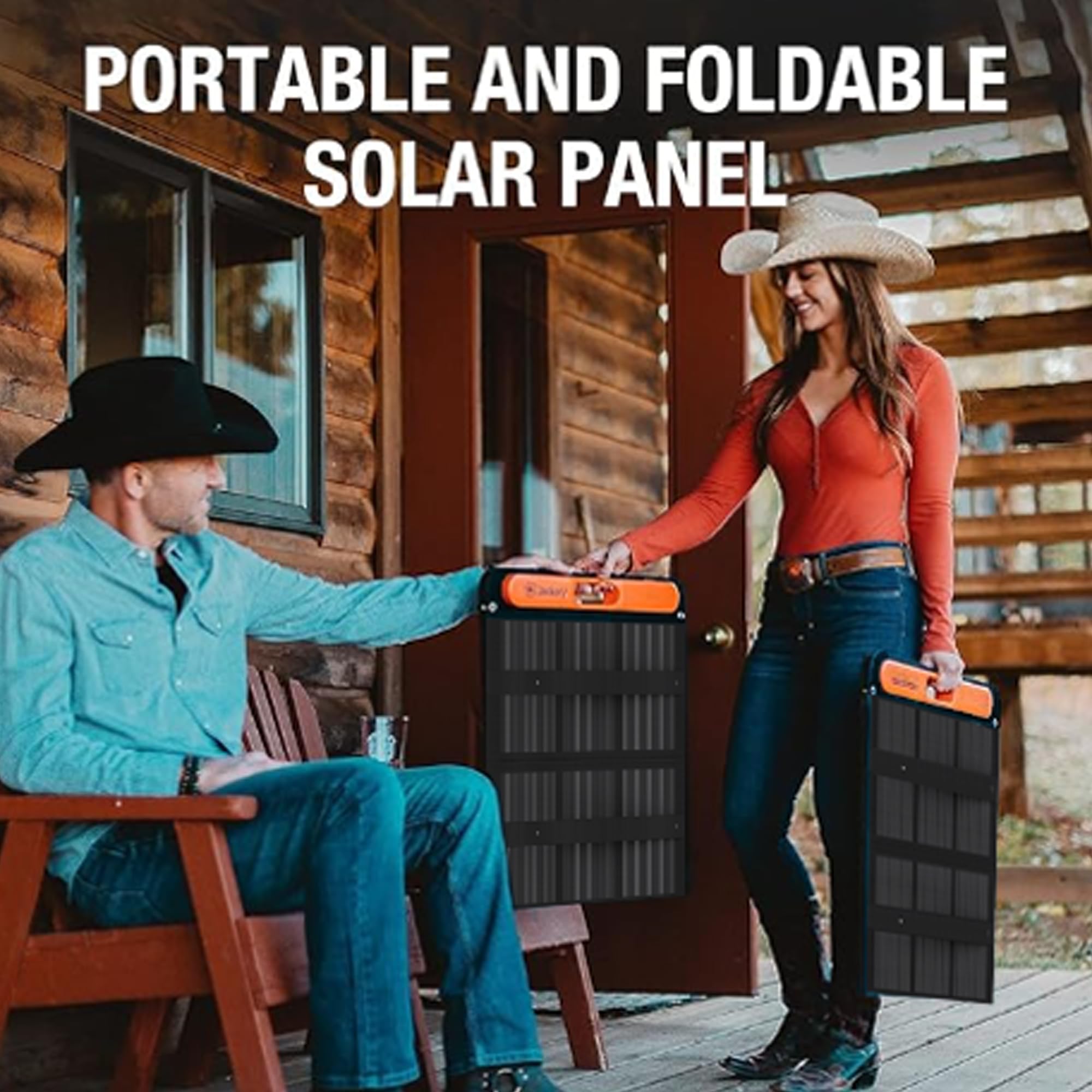 Jackery SolarSaga 200W Portable Solar Panel,IP68 Foldable Bifacial Solar Panels,Compatible with Jackery Explorer Power Station and Solar Generator,for Rooftops Outdoor Camping Off-Grid and RVs