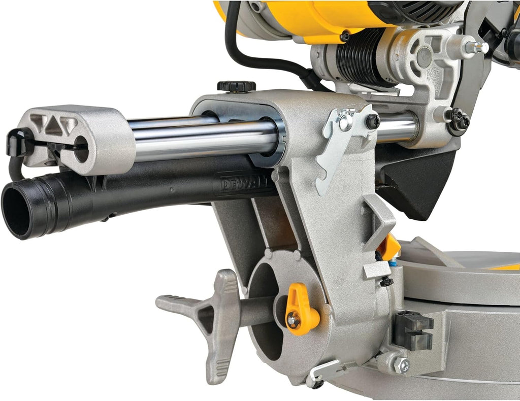 DEWALT Miter Saw, 12-inch Double Bevel Sliding Compound Miter Saw with XPS LED Shadow Light System, Includes Blade Wrench, Material Clamp and Dust Bag (DWS780)