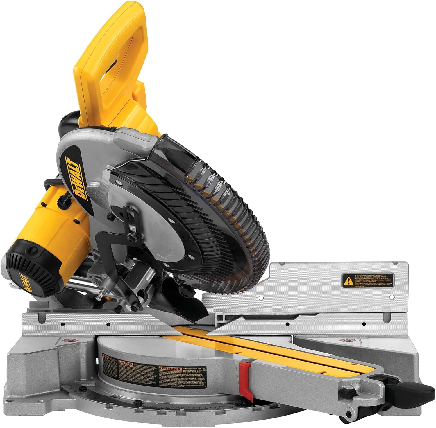 DEWALT Miter Saw, 12-inch Double Bevel Sliding Compound Miter Saw with XPS LED Shadow Light System, Includes Blade Wrench, Material Clamp and Dust Bag (DWS780)
