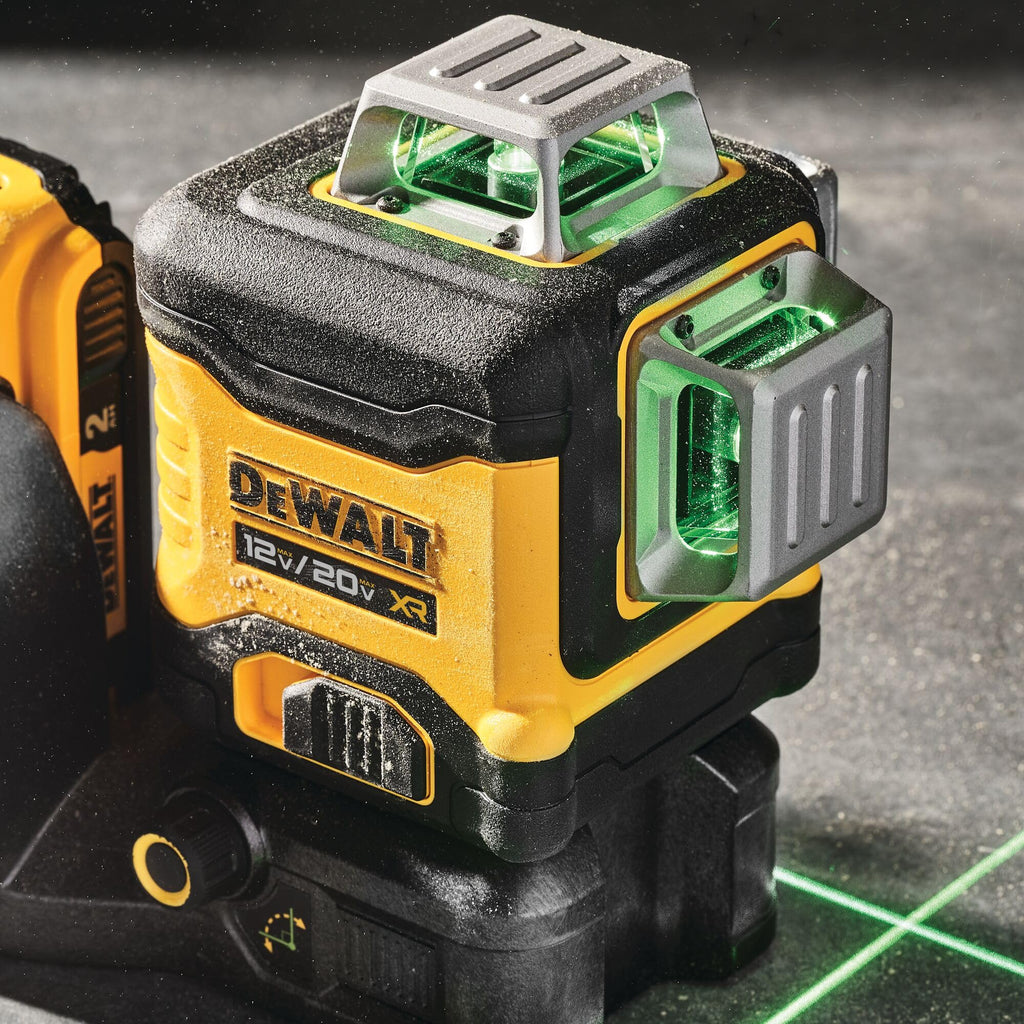 DEWALT 20V/12V MAX Laser Level Kit, 3 x 360, Green (DCLE34030G)